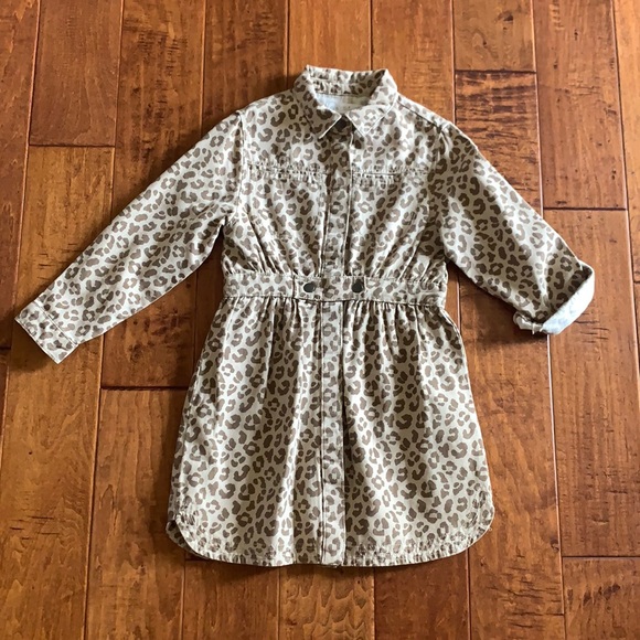 Zara Girls Animal Print Dress - Picture 1 of 7